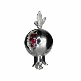 Handmade Silver Necklace Pomegranate
