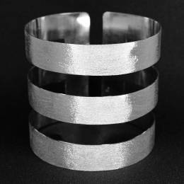 Handmade Silver Bracelet Lines