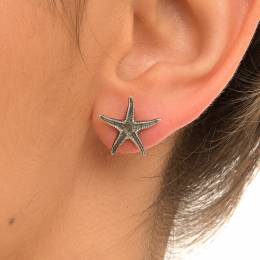 Handmade Silver Earrings Starfish s