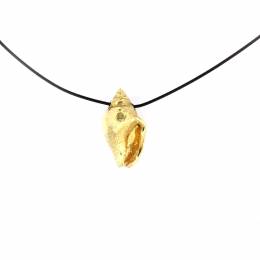 Handmade Gold Plated Necklace Shell