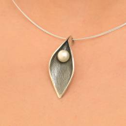 Handmade Silver Necklace Llily