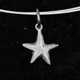 Handmade Silver Necklace Starfish