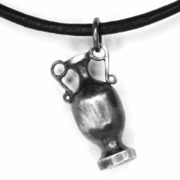 Handmade Silver Necklace Amphora