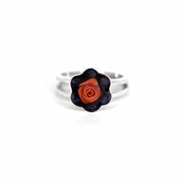 Handmade Silver Ring Rose